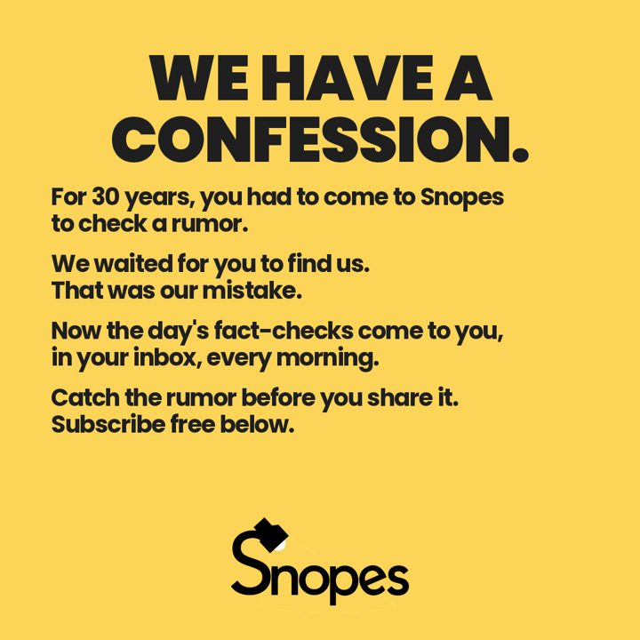 Yellow ad: We have a confession