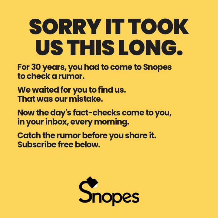 Yellow ad: Sorry it took us this long